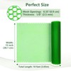 ANHAN Green Chicken Wire Mesh Fence Roll 15.7in x 16.4ft,Plastic