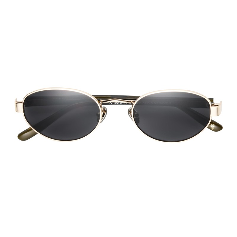 Frye Women's Savannah Oval Sunglasses, Gold, 52mm