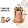 Rivet Nuts Retractable Nuts Thread Rivets M6 Blind Rivet Nuts