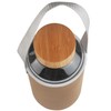 Ferexer Botella de Agua de Cristal de Borosilicato Deportivo de