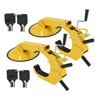 2 Pack Trailer Wheel Lock Clamp Boot Adjustable for RV
