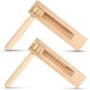 Gadpiparty 2 Pieces Wooden Spinning Ratchet Noise Maker Grogger Noise