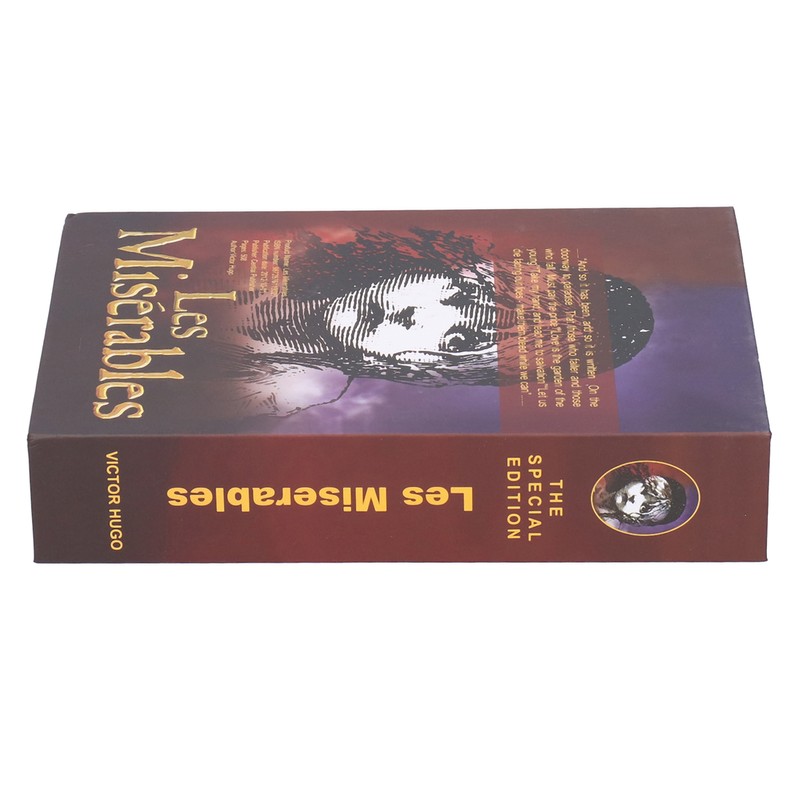 Safe Box Simulation Book Saving Box with Key for Cash