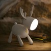 LED Night Light Cartoon Deer Shaped Table Lamp 1200mAh USB