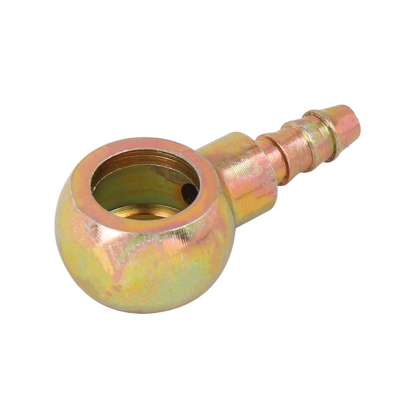 X AUTOHAUX 2pcs 7.5mm ID Hose Nozzle 14mm Banjo Fitting