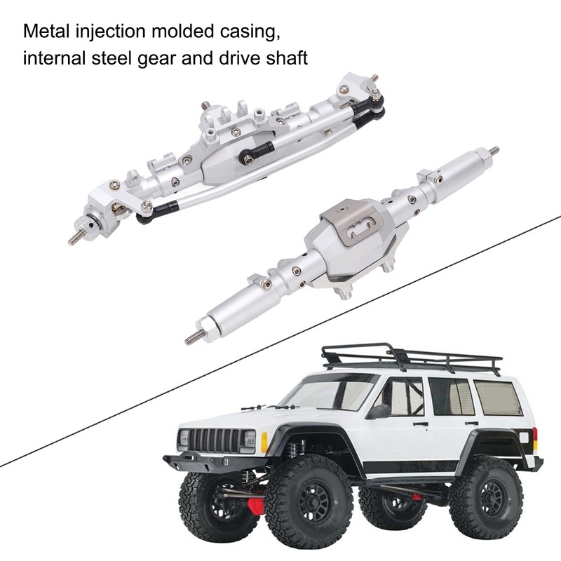 RC Front Rear Axles Complete Set Metal Assembly Kit Axle