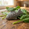 Pez de Hierro para Cocinar, Utensilio de Hierro, Plata
