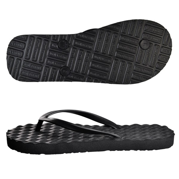 Harssidanzar Womens Flip Flop,Super Lightweight and Soft Footbed Flatform Flip