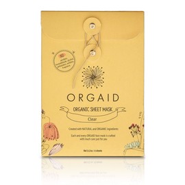 ORGAID Essence Clear Mask, 4 Piece Box / Sheet Mask