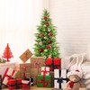 SEVENLOVE 96" Artificial Cedar Topiary Tree One Set, 8FT SEVENLOVE