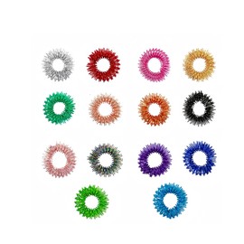 SHSHbuy Akkupressurringe 20 Stück Akupressur Ring,Massageringe für Finger,Ringe Massage Akupressurring Finger Stachelige Sensorische Finger Ringe für Kinder,Erwachsene,Angstpatienten