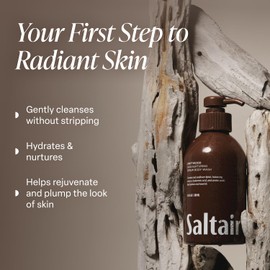 Saltair Body Wash 2-Pack – Moisturizing Body Wash with Hyaluronic Acid & Amino Acids – Scented Shower Gel for Women and Men – Driftwood Scent, 2x 17oz – Vegan, Cruelty-Free, Paraben-Free