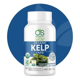 Alga Kelp Orgánica (60 Caps) Organic Side Sabor Natural