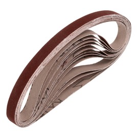 HARFINGTON 1/2 x 12 Inch Sanding Belts, 10 Pcs 320 Grits Aluminum Oxide Abrasive Belt Sander File Belt for Woodworking, Metal Polishing, Knife Sharpener