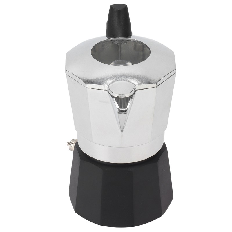 100ml Moka Pot Double Valve High Pressure Black Lower Pot