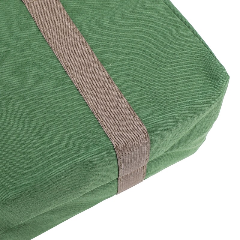 Canvas Wide Mouth Tool Storage Bag with Adjustable Shoulder Strap