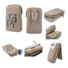 DFV mobile - Multi-Functional Vertical Stripes Pouch Bag Case Zipper