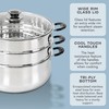 Concord 30 CM Stainless Steel 3 Tier Steamer Pot Steaming