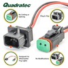 Quadratec Fog Light Wiring Adapter Kit - 6 Inch Extension