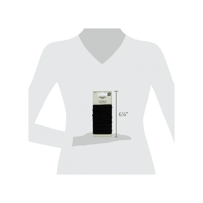 Lligas para cabello Equate 50 piezas negras