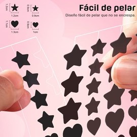 600 parches para acne en formas divertidas, reducen rojez e inflamación de granos, absorben secreción, para todo tipo de pieles