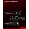 Torchbeam Premium Struts Shock Absorber Assembly for Scion xD 2008