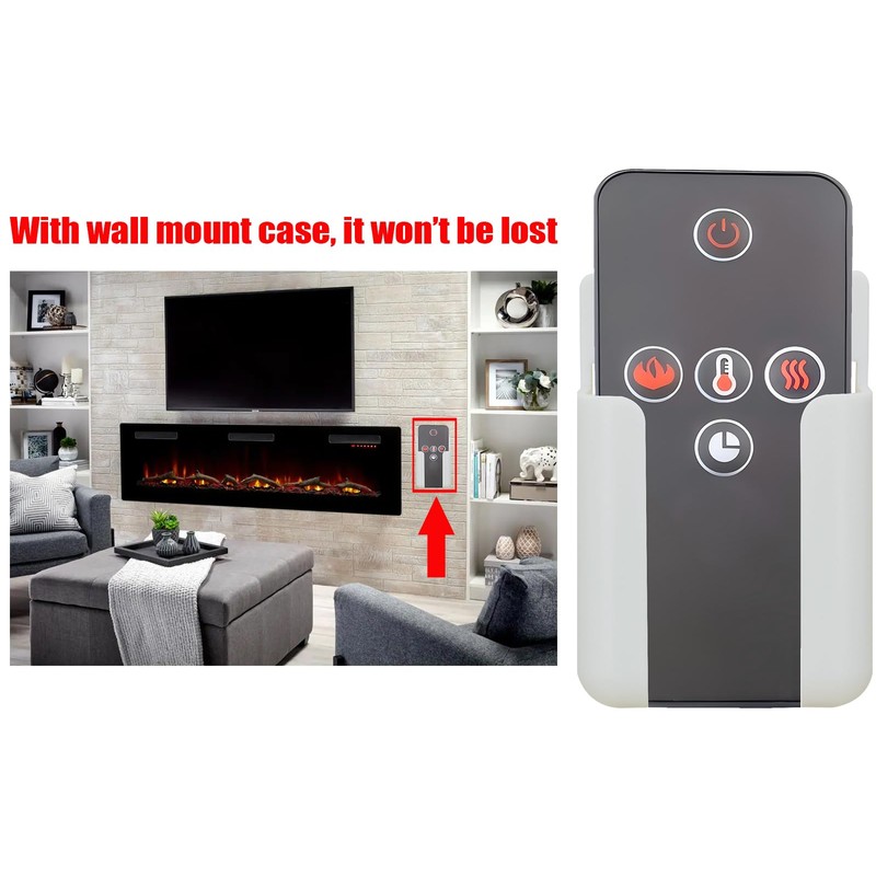 Replacement Remote Control for Napoleon Electric Fireplace G660-0004-SER Cinema Log