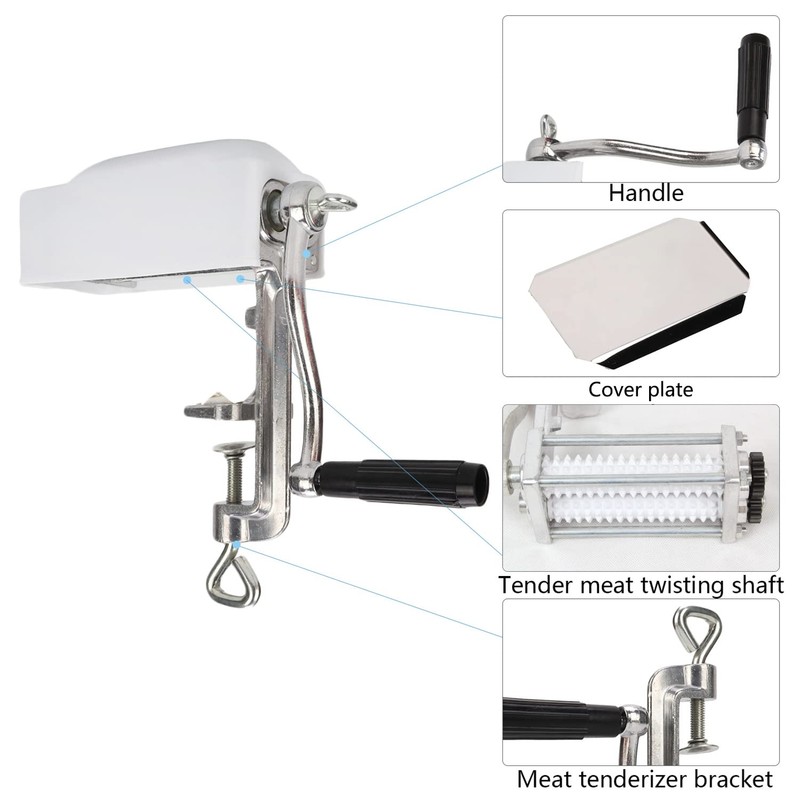 awagas Commercial Manual Meat Tenderizer Machine, Heavy Duty Meat Cuber,