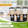 Umigy 1 Pack Triple Indispensable Dry Food Dispenser Cereal Container