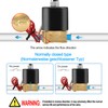 Heschen Brass Electric Solenoid Valve, 2W-025-08, PT1/4'', AC220V, Direct Action