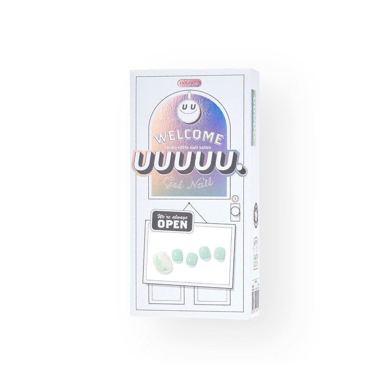 Mint Marble Gel Pedi / 민트마블 젤페디