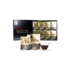 Samjiwon Red ginseng deer antler domestic 6-year-old fermented essence concentrate efficacy gold Ministry of Food and Drug Safety Hacsop 40 sachets / 홍삼 녹용 국내산 6년근 발효 진액 농축액 효능 골드 식약처 해썹 40포