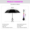 SIEPASA Spar. Saa Double Layer Inverted Umbrella with C-Shaped Handle,