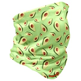 Kids Avocado Multifunctional Snood Headwear Hat (Green, One Size)