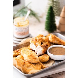 Terrapin Ridge Farms Champagne Garlic Honey Mustard – One 10.5 Ounce Jar