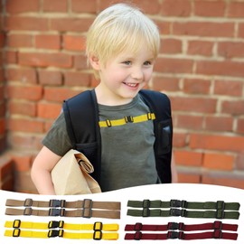 UZSUZZ 8PCS Backpack Chest Strap, Adjustable Chest Strap for Backpack Kids with Quick Release Buckle, Non-Slip Chest Belt for Kids Outdoor Activities Hiking Trekking Jogging Backpacking
