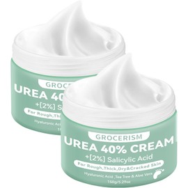 Urea Foot Cream 40 Percent Plus 2% Salicylic Acid 5.30oz ||Foot Cream with Urea with Hyaluronic Acid, Tea Tree & Aloe Vera for Deep Moisturizing, Callus Soften