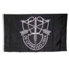 3x5 U.S. Army Special Forces De Oppresso Liber Black 150D