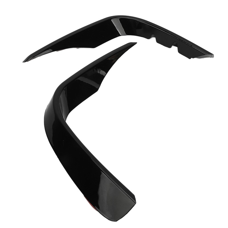 Front Bumper Wind Knife Fin Car Gloss Black Fog Light