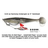 Harmony Fishing - Razor Series Underspin Swimbait Hooks (4 Pack