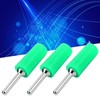 100Pcs Banana Plug Male Nickel Plated Brass Pin Straight for