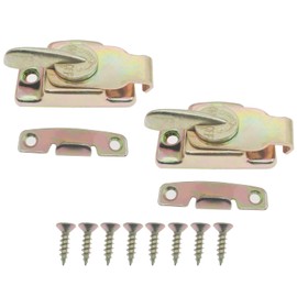 OZXNO 2pcs Align-N-Lock Dining Table Locks Heavy Duty Table Leaf Locks and Latches Dining Training Table Buckles Connectors for Table Leaf Extension Tables Computer Workstations (Color Zinc)