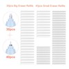 Lyfengdeam Eraser Refills,Portable Electric Eraser Refills 30pcs Big/Thick + 40pcs