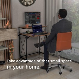 Zaqei Home Office Desks, Small Desk for Bedroom, with Drawers, Office Table, Work Desk for Home Office, Small Office, Mini, Adjustable, Escritorios para Computadoras