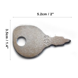 430 691959 Lawn Mower Key Replacement for Lawn Mower Riding Lawnmowers，8 Pcs Universal Lawn Mower Key Compatible with B&S, J OHN Dee re, MTD, Toro, Ex Mark Lawnmowers with in dak Switches