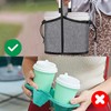 Odavom 2 Cups Foldable Drink Carrier - Portable Reusable Travel