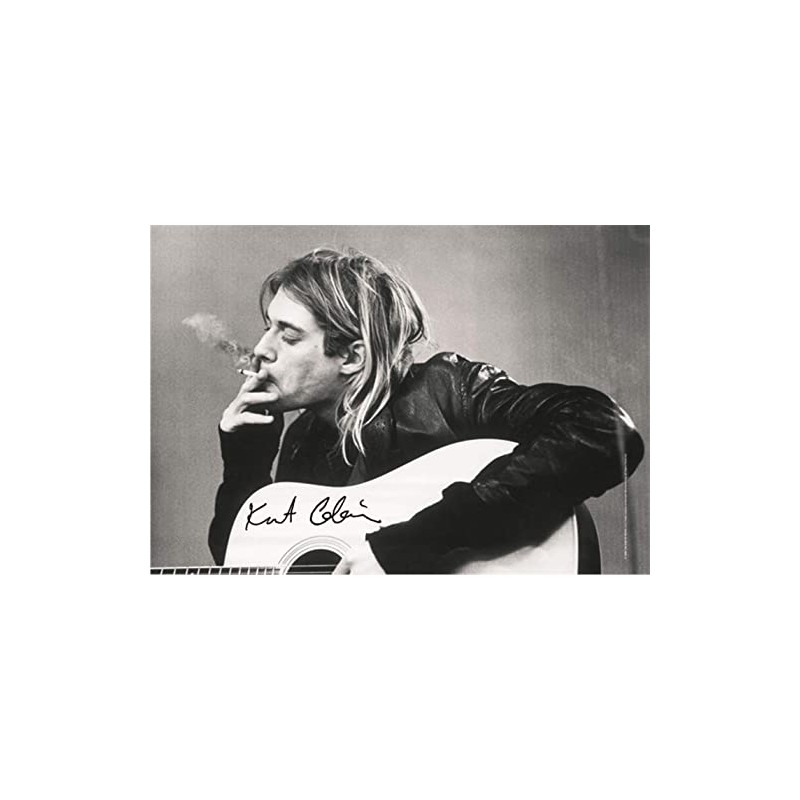 Kurt Cobain Smoke Guitar Poster 11 x 17 Inches 28
