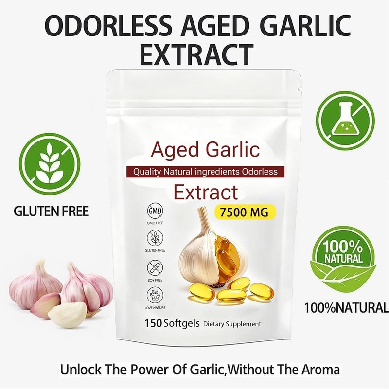 OYB Aged Garlic Extract - 7500mg Odorless (150)