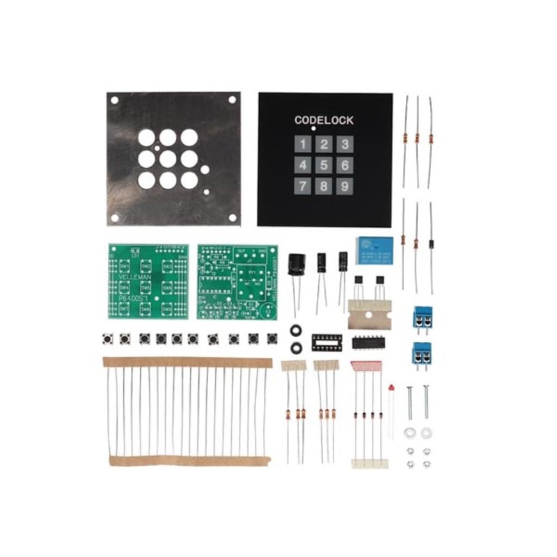Whadda DIY Solder Kit DIY Code Lock Alarm Security Indoor