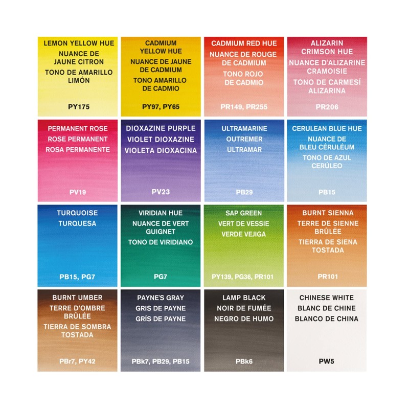 Winsor & Newton - Cotman Water Colour Paints Deluxe 16